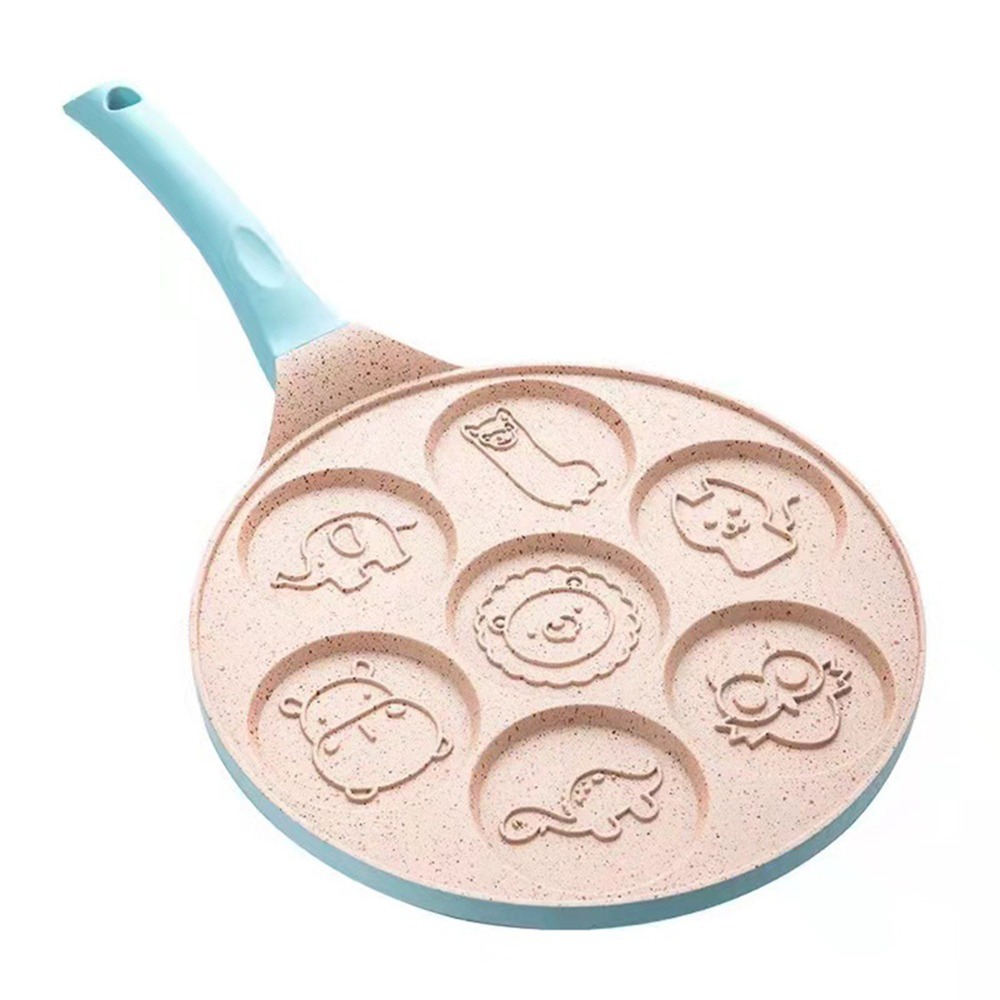 Mini Pancake Griddle - เครื่องทำแพนเค้กขนาดเล็ก อลูมิเนียมอัลลอย ซิลิโคน สีดำ เบจ ชมพู