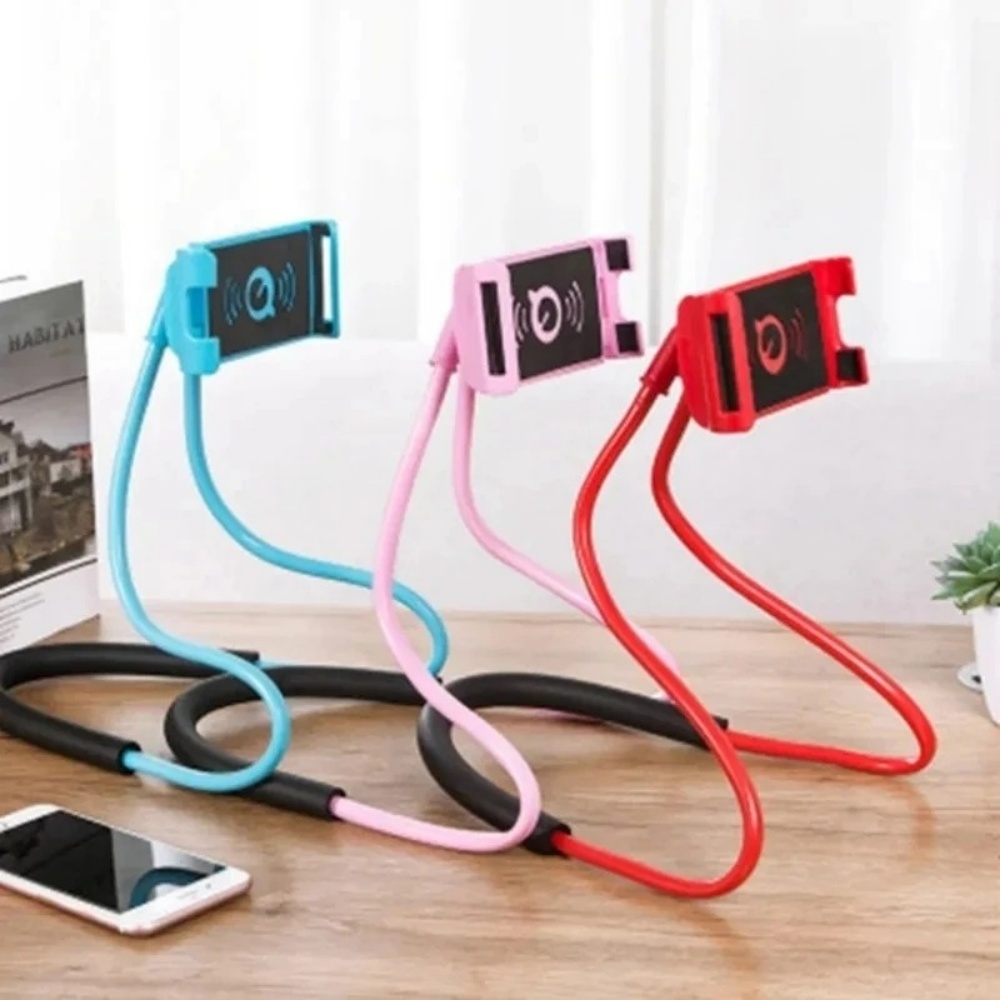 Taco Stand Holder - ที่วางโทรศัพท์มือถือแบบแขวนคออเนกประสงค์สำหรับถ่ายวิดีโอ ใช้ได้กับ iPhone, Samsung, Xiaomi, Huawei