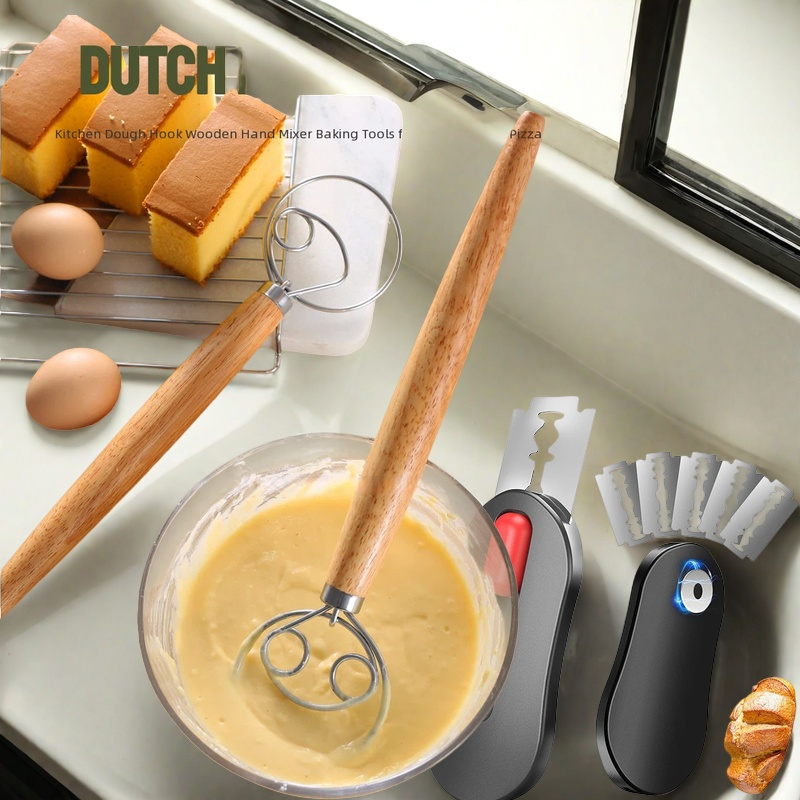 Danish Pancake Pan - เครื่องตัดขนมปังในครัว, อุปกรณ์ทำเค้ก, มีดแกะสลักแป้งเดนิช, อุปกรณ์ทำขนมสแตนเลส, มีดตัดขนมปังแบบมีลาย
