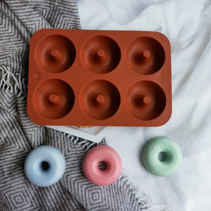 ใหม่ # แม่พิมพ์โดนัทซิลิโคน 6  - Donut Mold Silicone บทวิจารณ์และราคา