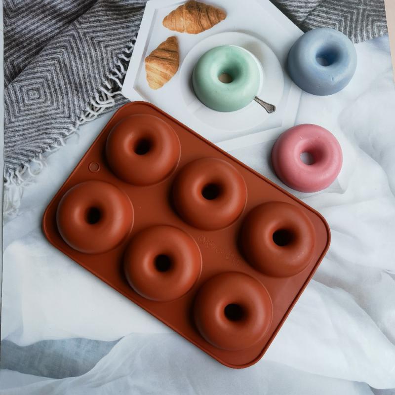 ใหม่ # แม่พิมพ์โดนัทซิลิโคน 6  - Donut Mold Silicone บทวิจารณ์และราคา