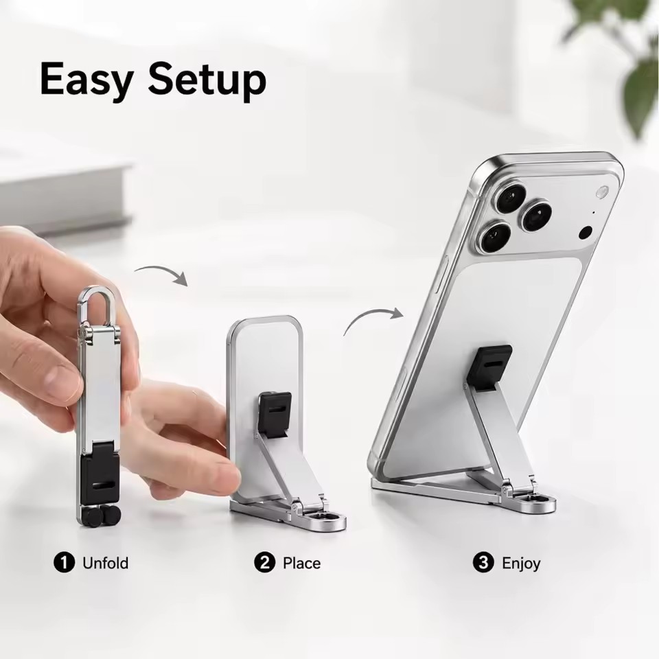 ขาตั้งโทรศัพท์แบบพับได้พร้อมพว - Taco Stand Holder บทวิจารณ์และราคา