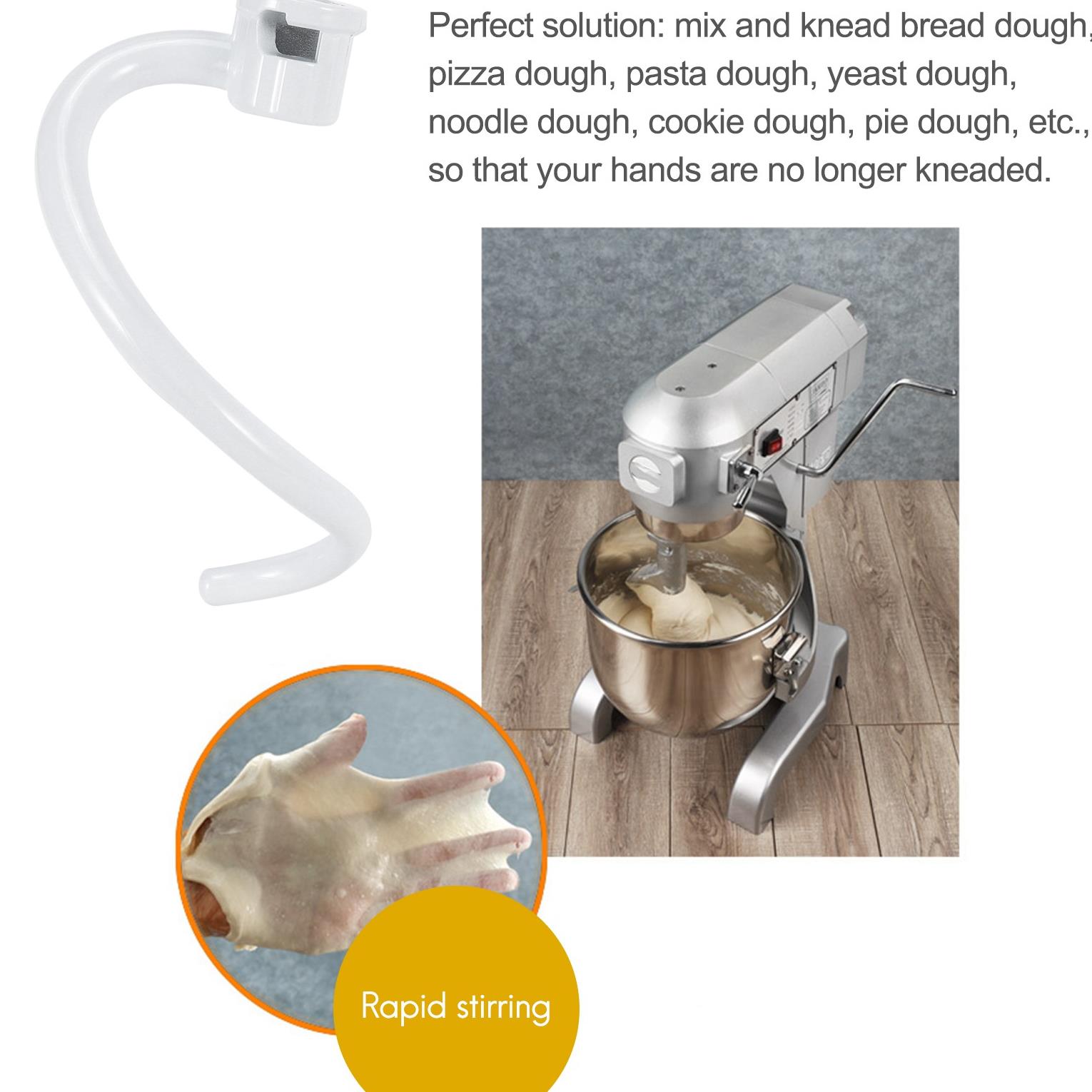อุดมคติ #   หัวตีแป้งแบบเกลียว - Kitchenaid Mixer Pro 600 บทวิจารณ์และราคา