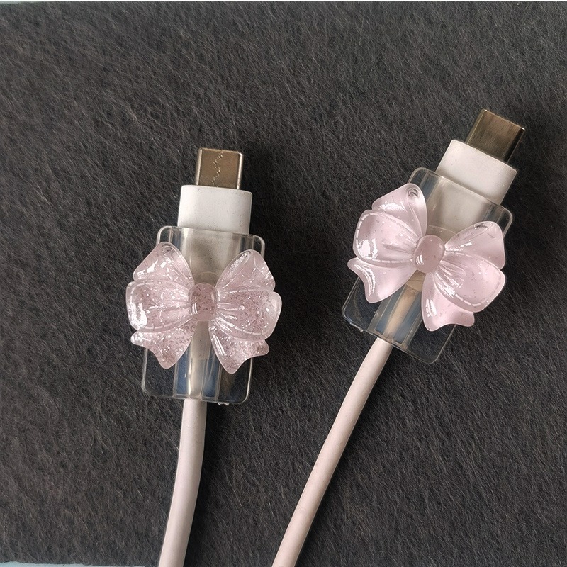 2 ชิ้น ที่หุ้มสายชาร์จแบบใสสไต - Spring Roll Wrapper บทวิจารณ์และราคา