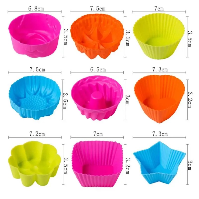 ถ้วยมัฟฟินซิลิโคน 24 ชิ้น ถ้วย - Donut Mold Silicone บทวิจารณ์และราคา