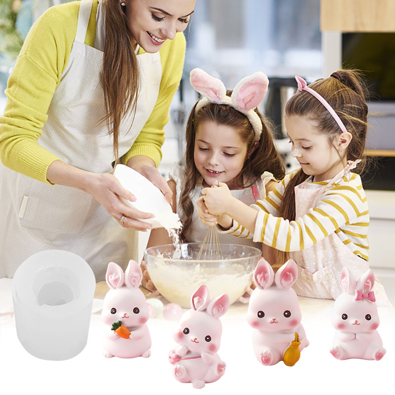 3D อีสเตอร์กระต่ายแม่พิมพ์ซิลิ - Bunny Cake Mold บทวิจารณ์และราคา