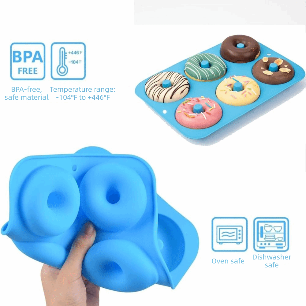 แม่พิมพ์โดนัทซิลิโคนใหม่ ทนควา - Donut Mold Silicone บทวิจารณ์และราคา