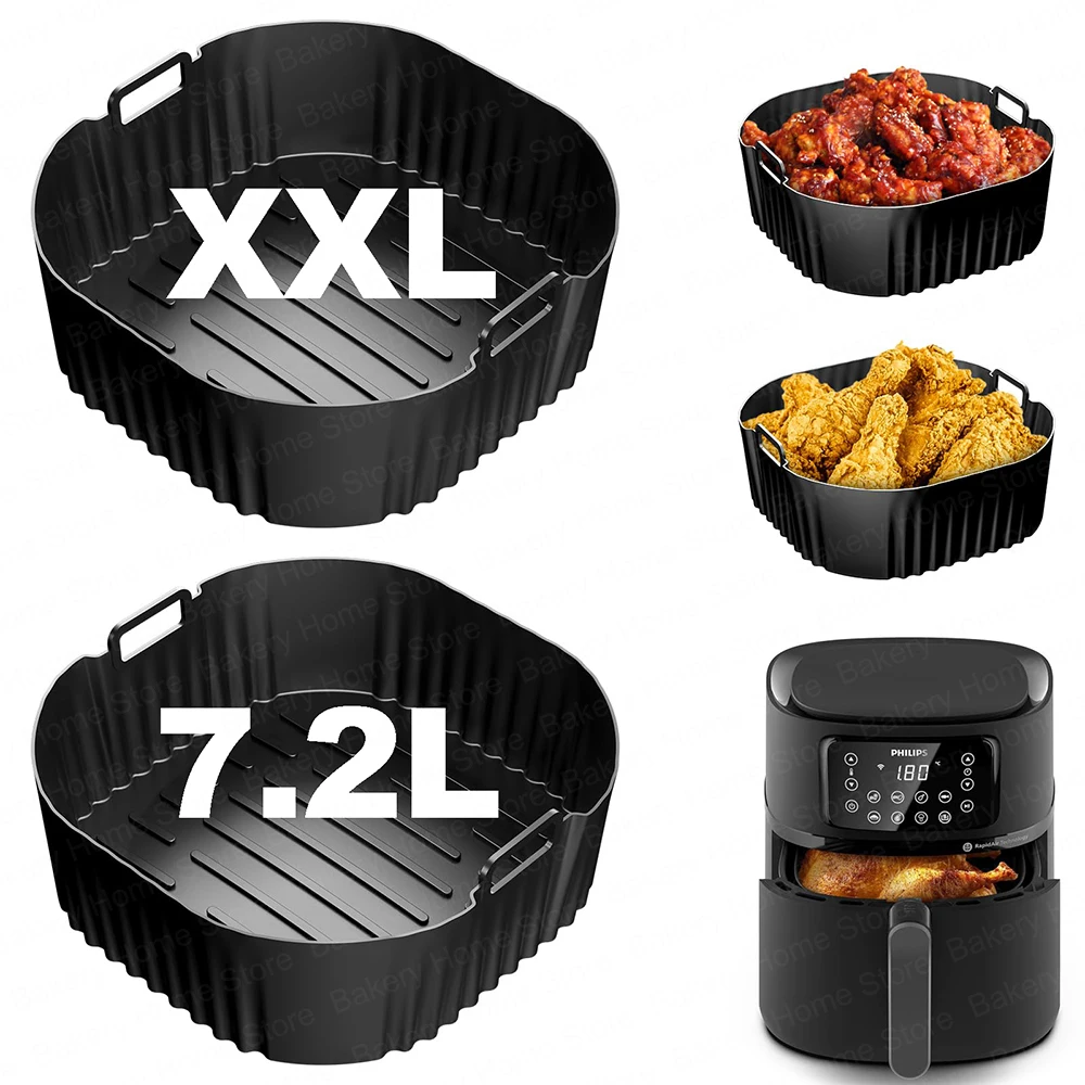 แม่พิมพ์ซิลิโคนสำหรับหม้อทอดไร - Philips Air Fryer Airfryer Xxl บทวิจารณ์และราคา