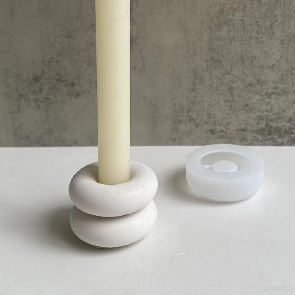 แม่พิมพ์ซิลิโคนเชิงเทียนโดนัทแ - Donut Mold Silicone บทวิจารณ์และราคา
