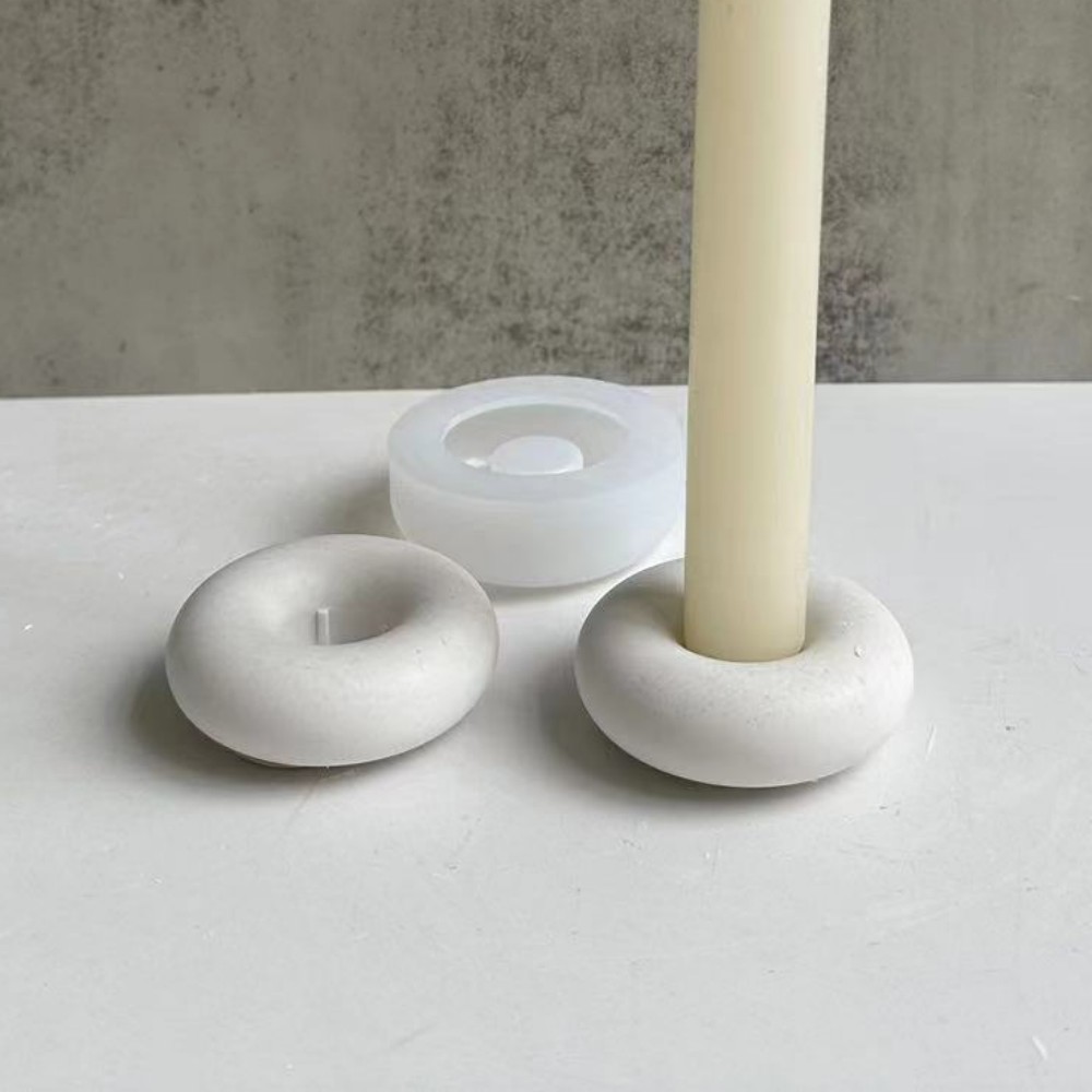 แม่พิมพ์ซิลิโคนเชิงเทียนโดนัทแ - Donut Mold Silicone บทวิจารณ์และราคา