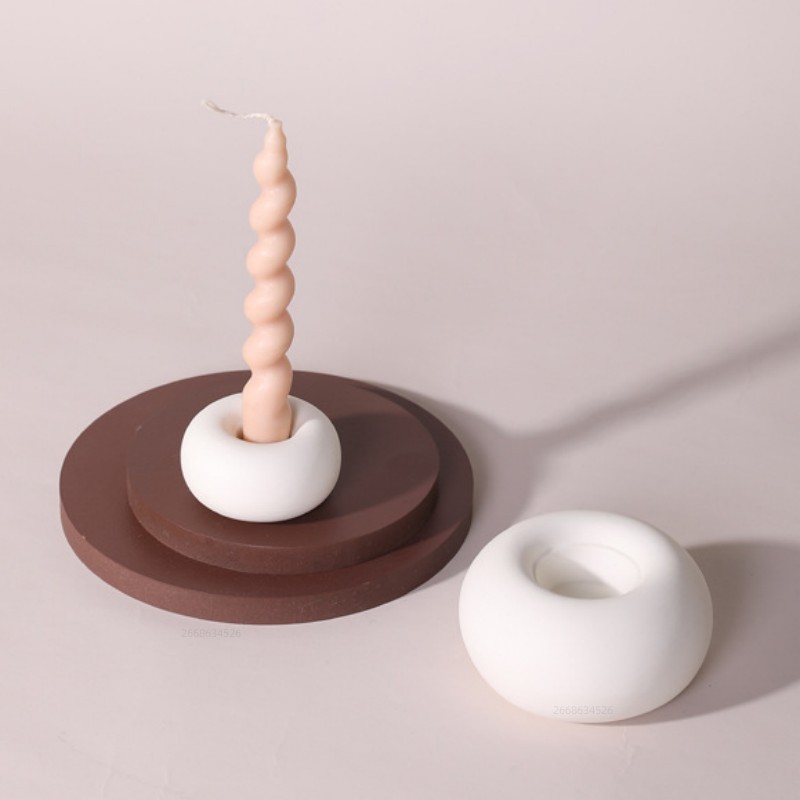 แม่พิมพ์ซิลิโคนเชิงเทียนโดนัทแ - Donut Mold Silicone บทวิจารณ์และราคา